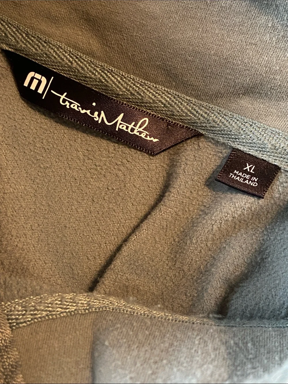 TravisMathew Cloud 2.0 Quarter Zip Pullover olive green Golf Casual Size X Large